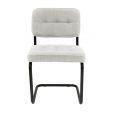 Chaise tubulaire Kick Yves - Blanc