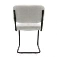Chaise tubulaire Kick Yves - Blanc