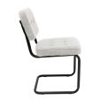 Chaise tubulaire Kick Yves - Blanc