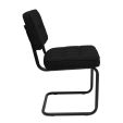 Chaise tubulaire Kick Yves - Noir