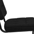 Chaise tubulaire Kick Yves - Noir