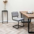 Chaise tubulaire Kick Yves - Gris