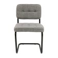 Chaise tubulaire Kick Yves - Gris