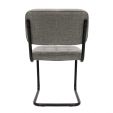Chaise tubulaire Kick Yves - Gris