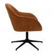 Fauteuil tournant Kick Lux - Terre