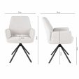Chaise tournante Kick Alex - Blanc