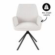 Chaise tournante Kick Alex - Blanc