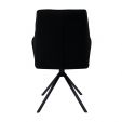 Chaise tournante Kick Alex - Noir