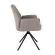 Chaise tournante Kick Alex - Gris