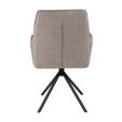 Chaise tournante Kick Alex - Gris