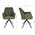 Chaise tournante Kick Alex - Vert