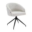 Chaise tournante Kick Ava - Gris