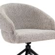 Chaise tournante Kick Ava - Taupe