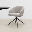 Chaise tournante Kick Ava - Taupe