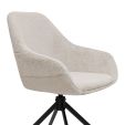 Chaise tournante Kick Jule - Champagne
