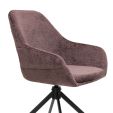 Chaise tournante Kick Jule - Violet