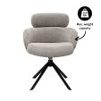 Chaise tournante Kick Kian - Gris