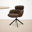 Chaise tournante Kick Kian - Taupe
