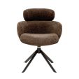 Chaise tournante Kick Kian - Taupe