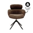 Chaise tournante Kick Kian - Taupe