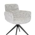 Chaise tournante Liva - Gris