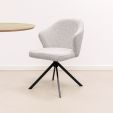 Chaise tournante Kick Liz - Gris