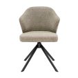 Chaise tournante Kick Liz - Taupe