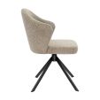 Chaise tournante Kick Liz - Taupe