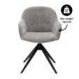 Chaise tournante Kick Matt - Gris