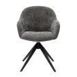 Chaise tournante Kick Matt - Gris foncé