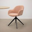 Chaise tournante Kick Matt - Rose
