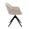 Chaise tournante Kick Matt - Champagne