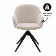 Chaise tournante Kick Matt - Champagne