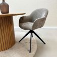 Chaise tournante Kick Matt - Taupe