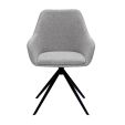 Chaise tournante Kick Mex - Gris