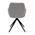 Chaise tournante Kick Mex - Gris foncé