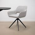 Chaise tournante Kick Miyo - Gris
