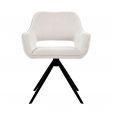 Chaise tournante Kick Miyo - Champagne