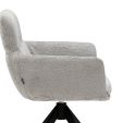 Chaise tournante Kick Niek - Gris
