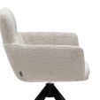 Chaise tournante Kick Niek - Champagne