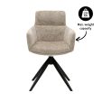 Chaise tournante Kick Niek - Beige