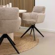 Chaise tournante Kick Niek - Beige