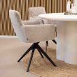 Chaise tournante Kick Niek - Beige