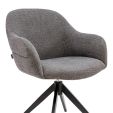 Chaise tournante Noel - Gris foncé
