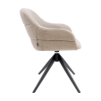 Chaise tournante Noel - Taupe