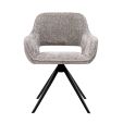 Chaise tournante Kick Nori - Gris