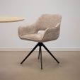 Chaise tournante Kick Nori - Champagne