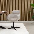 Chaise tournante Kick Noud - Beige
