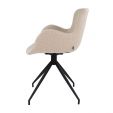 Chaise tournante Kick Novi - Beige