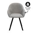 Chaise tournante Kick Olof - Gris